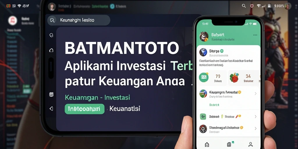 Tampilan antarmuka aplikasi BATMANTOTO yang user-friendly.