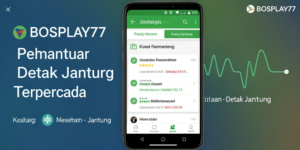 Tampilan antarmuka utama BOSPLAY77 yang intuitif dan informatif.