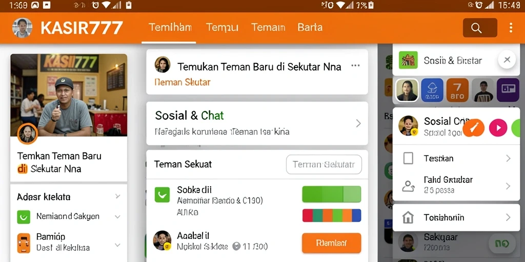Tampilan antarmuka KASIR777 yang menarik dan intuitif.