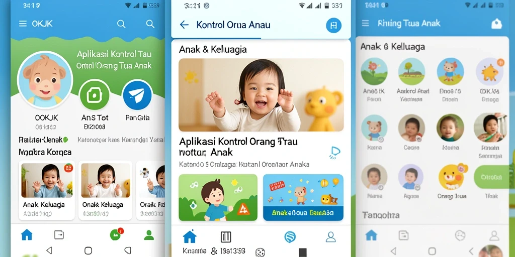 Antarmuka aplikasi OKJK yang intuitif dan ramah pengguna.