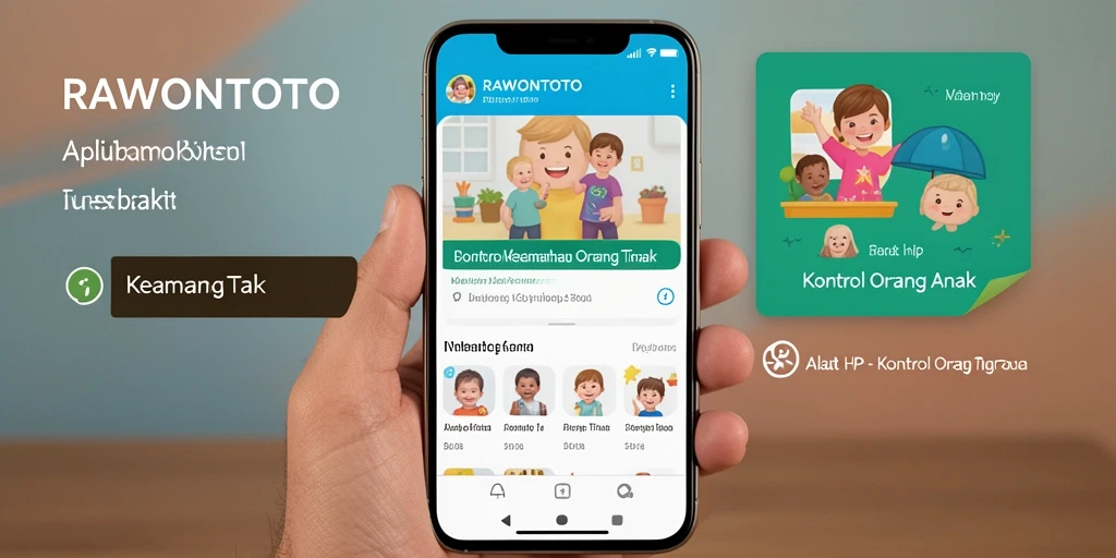 Antarmuka pengguna <strong>RAWONTOTO</strong> yang sederhana dan informatif.