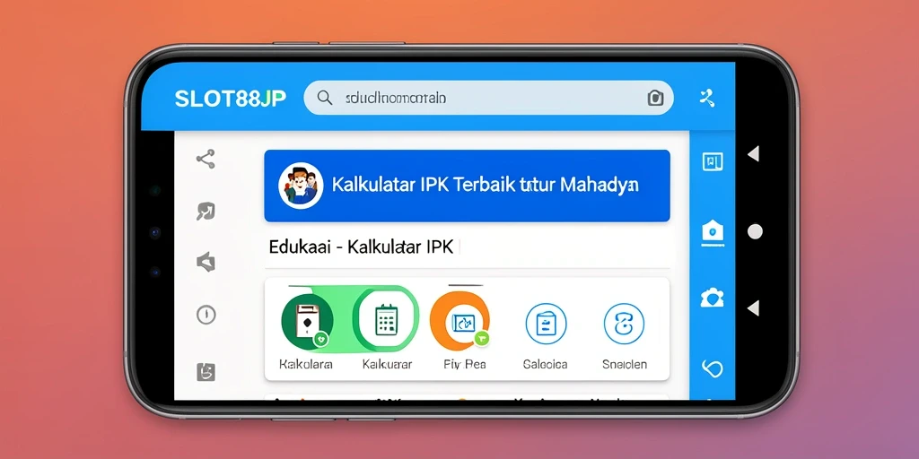 Tampilan antarmuka Kalkulator IPK SLOT88JP yang sederhana dan informatif.