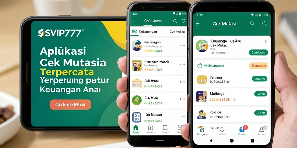 Tampilan antarmuka SVIP777 yang intuitif dan informatif.